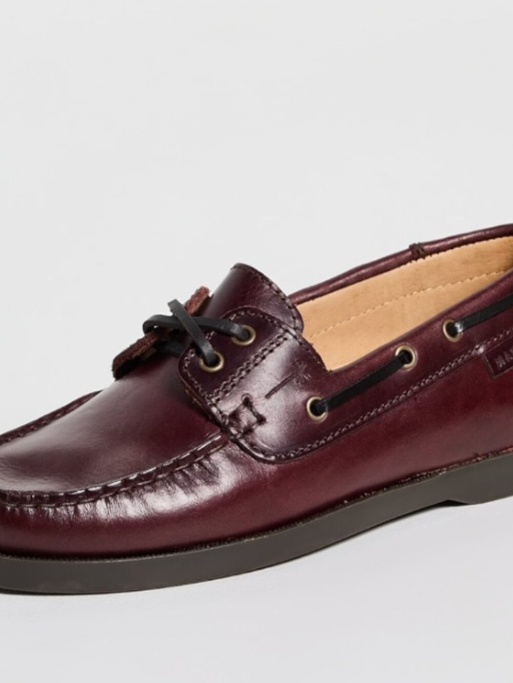 Manebi Women's Burgundy and Red Loafers